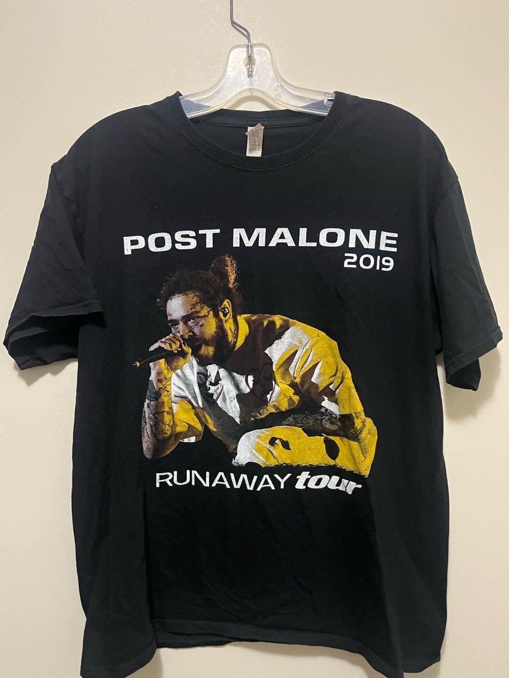 Post Malone Runaway Tour T-Shirt 2019 Double Sided Rap Concert Graphic Tee